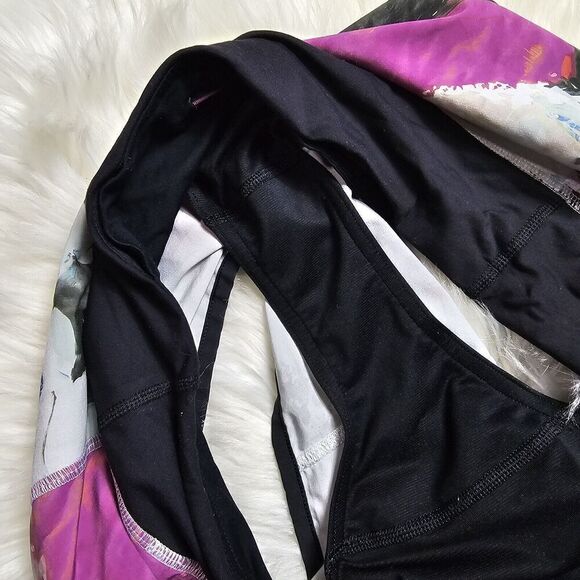 Lululemon Run: Speed Short, 4-Way Stretch, Size 12 - Pigment Wave Multi, Black - Picture 12 of 12